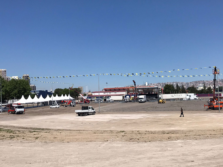 Ankaragücü için tarihi 19 Mayıs Stadı alanı hazırlanıyor