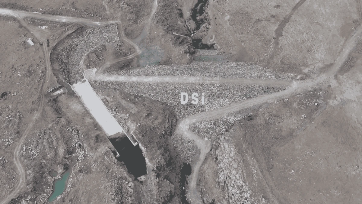 Ağrı Taşlıçay Derecek Barajı'nda su tutulmaya başladı