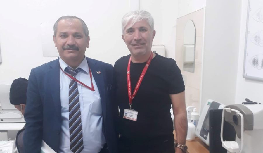 Ali Daşdan’dan Op. Dr. Osman Çelikay’a teşekkür ziyareti
