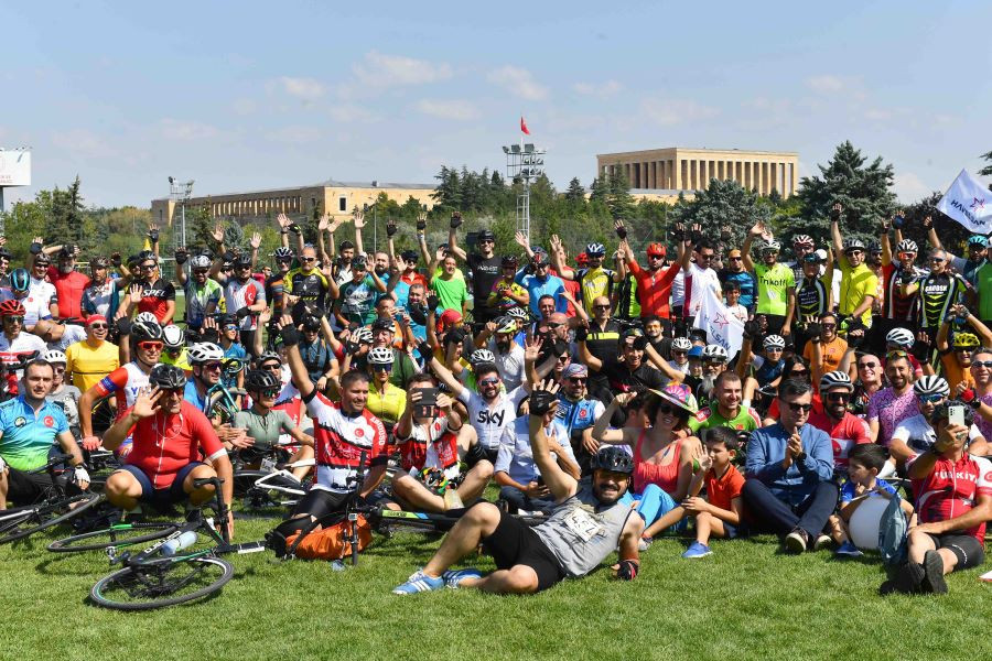 Ankara’da Granfondo Bisiklet Yarışı