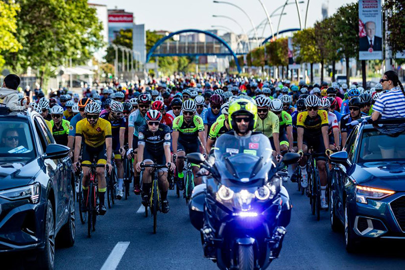 Ankara'da Granfondo Bisiklet Yarışı heyecanı