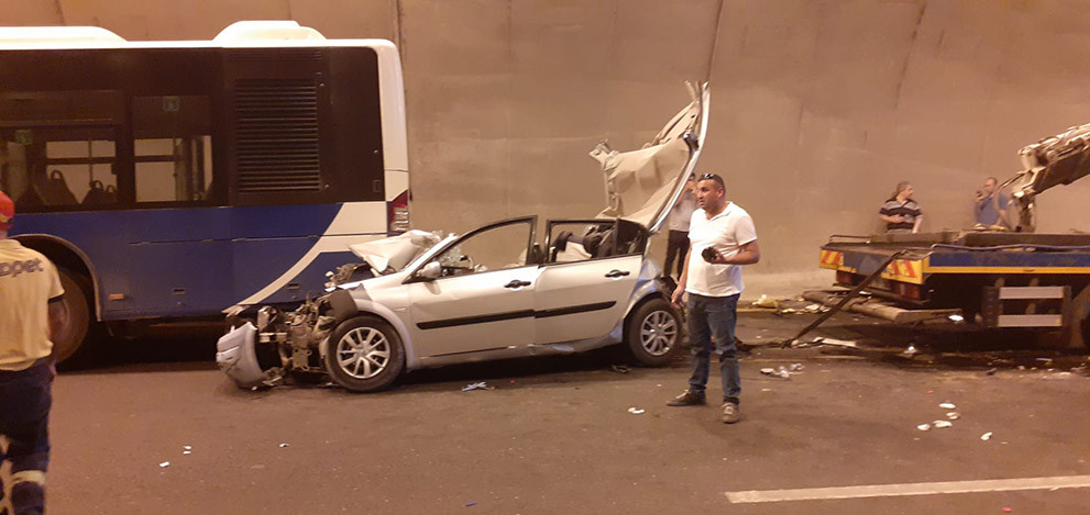 Ankara'da zincirleme trafik kazası: 3 yaralı