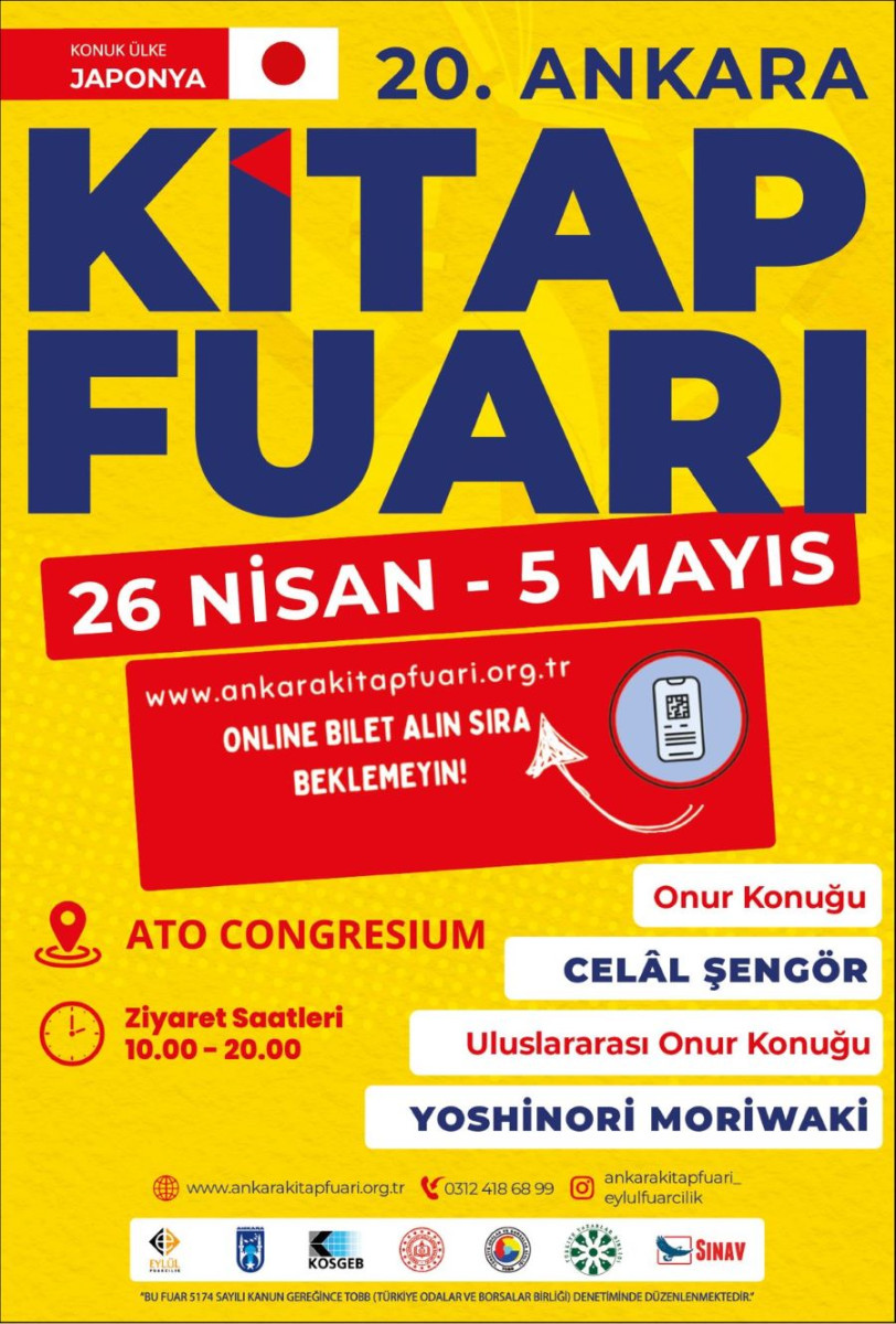 Ankara’nın En Büyük Kitap Fuarı 26 Nisan’da ATO Congresium’da Açılıacakr