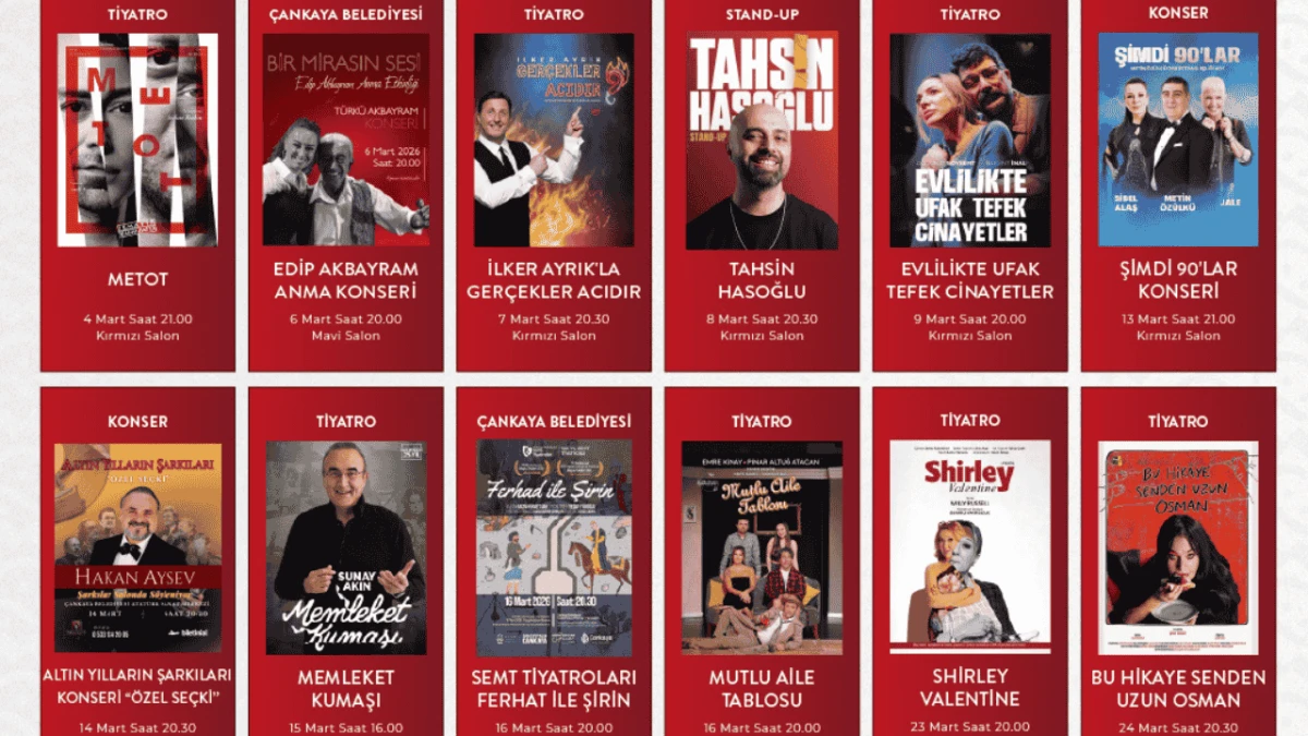 Atat&uuml;rk Sanat Merkezi&rsquo;nde mart ayı sanatla dolu