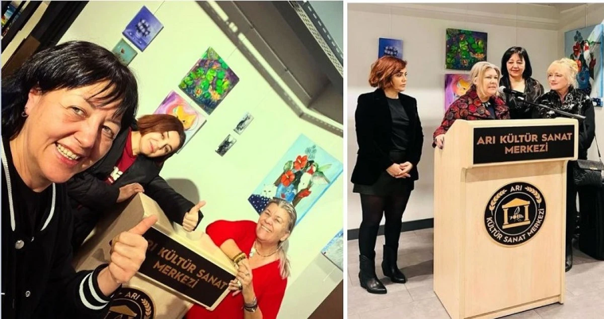 &lsquo;Aura&rsquo; Resim Sergisi ve 4 Ressam Arı K&uuml;lt&uuml;r Sanat Merkezi'nde