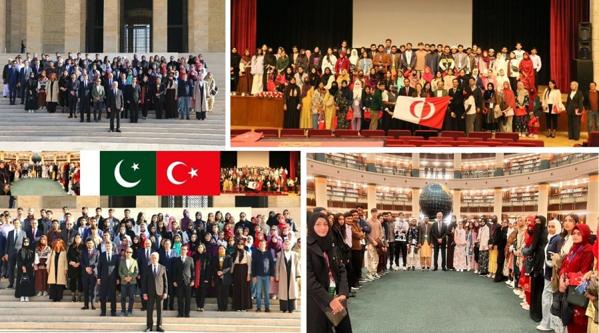 Başarılı Pakistanlı öğrenciler Ankara’da önemli kurumları ziyaret etti