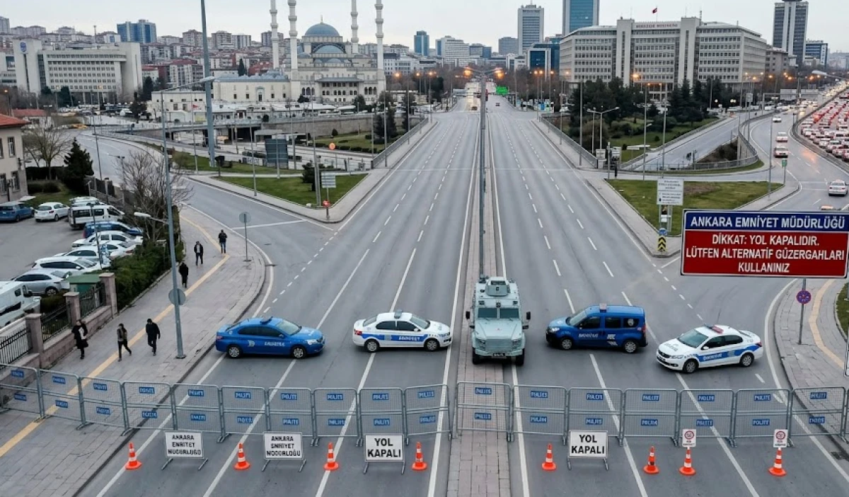 Bug&uuml;n Ankara'da hangi yollar trafiğe kapatılacak?