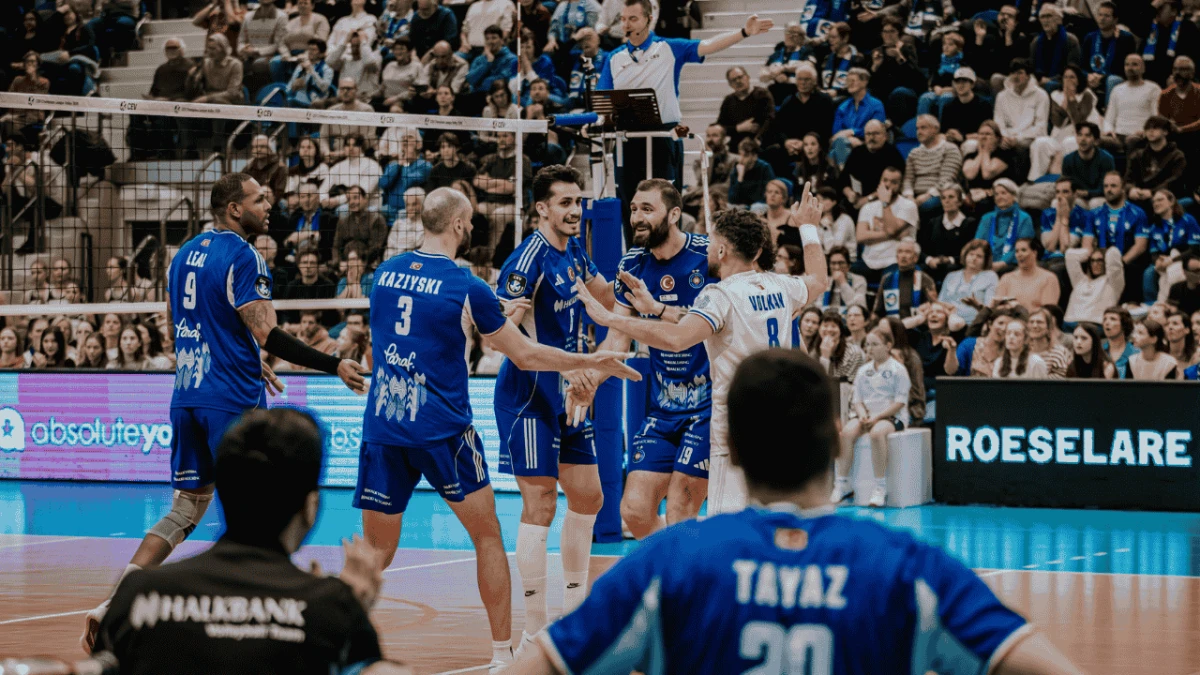 CEV Şampiyonlar Ligi&rsquo;nde Halkbank, Bel&ccedil;ika'da kaybetti