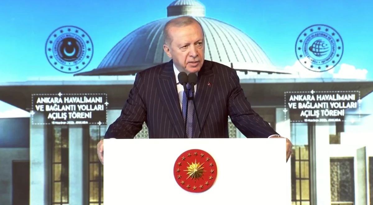 Cumhurbaşkanı Erdoğan, Ankara'da dev a&ccedil;ılışta konuştu