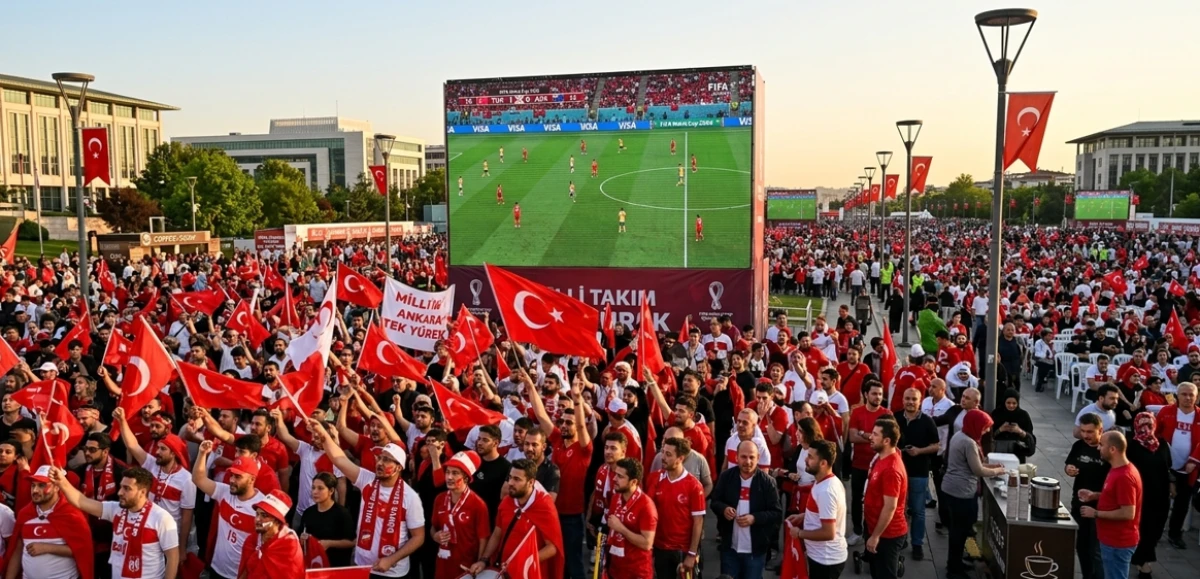 D&uuml;nya Kupası T&uuml;rkiye-Avustralya ma&ccedil;ı Ankara'da nerede dev ekranda izlenir? 