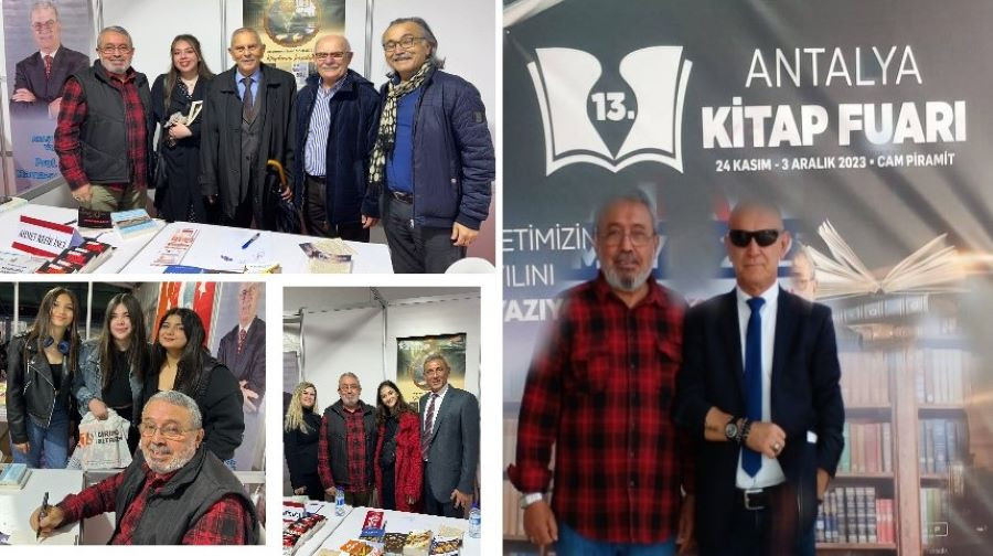 Eğitimci, Ressam, Yazar Ahmet Refik İnci, Kitap Fuarında kitaplarını imzaladı