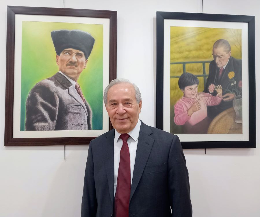 İbrahim Uysal'dan "Yüzüncü Yılda Atatürk" Resim Sergisi TESK Sanat Galerisi'de
