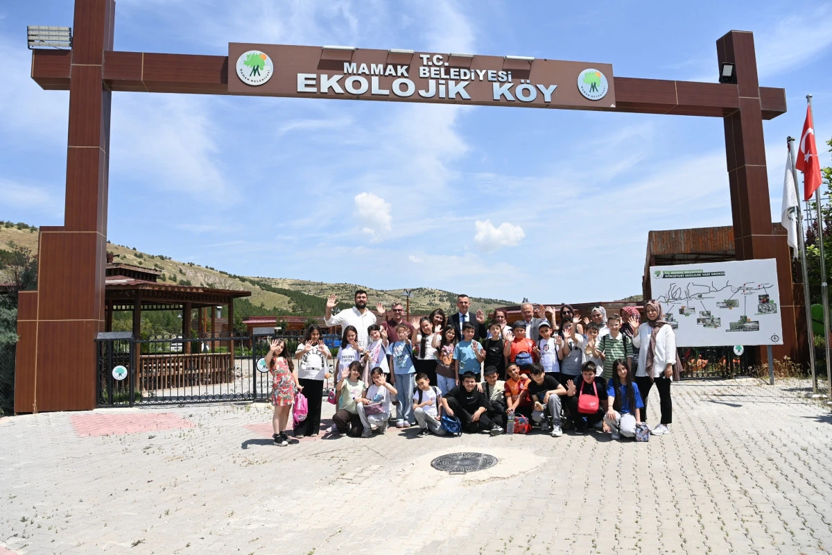 Mamak Gökçeyurt Ekolojik Köyü'nde eğitimin sınırları aşıldı