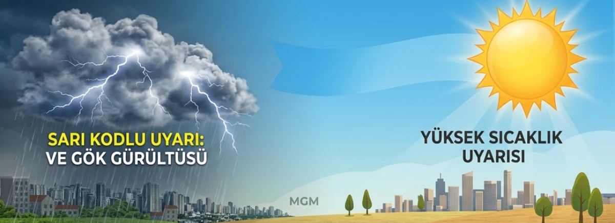 Meteoroloji uyardı: Hem sıcaklık artıyor hem sağanak yağış geliyor!