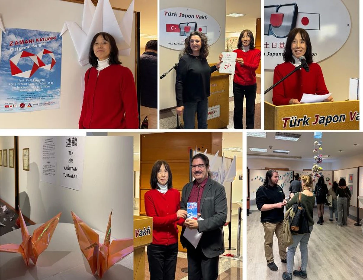 Origami Sergisi, Türk -Japon Vakfı'nda Açıldı