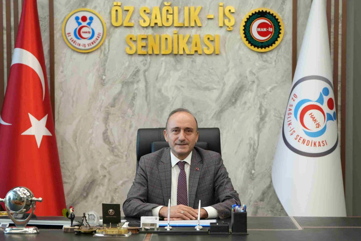 &Ouml;z Sağlık-İş Sendikası &uuml;yelerini koruyor