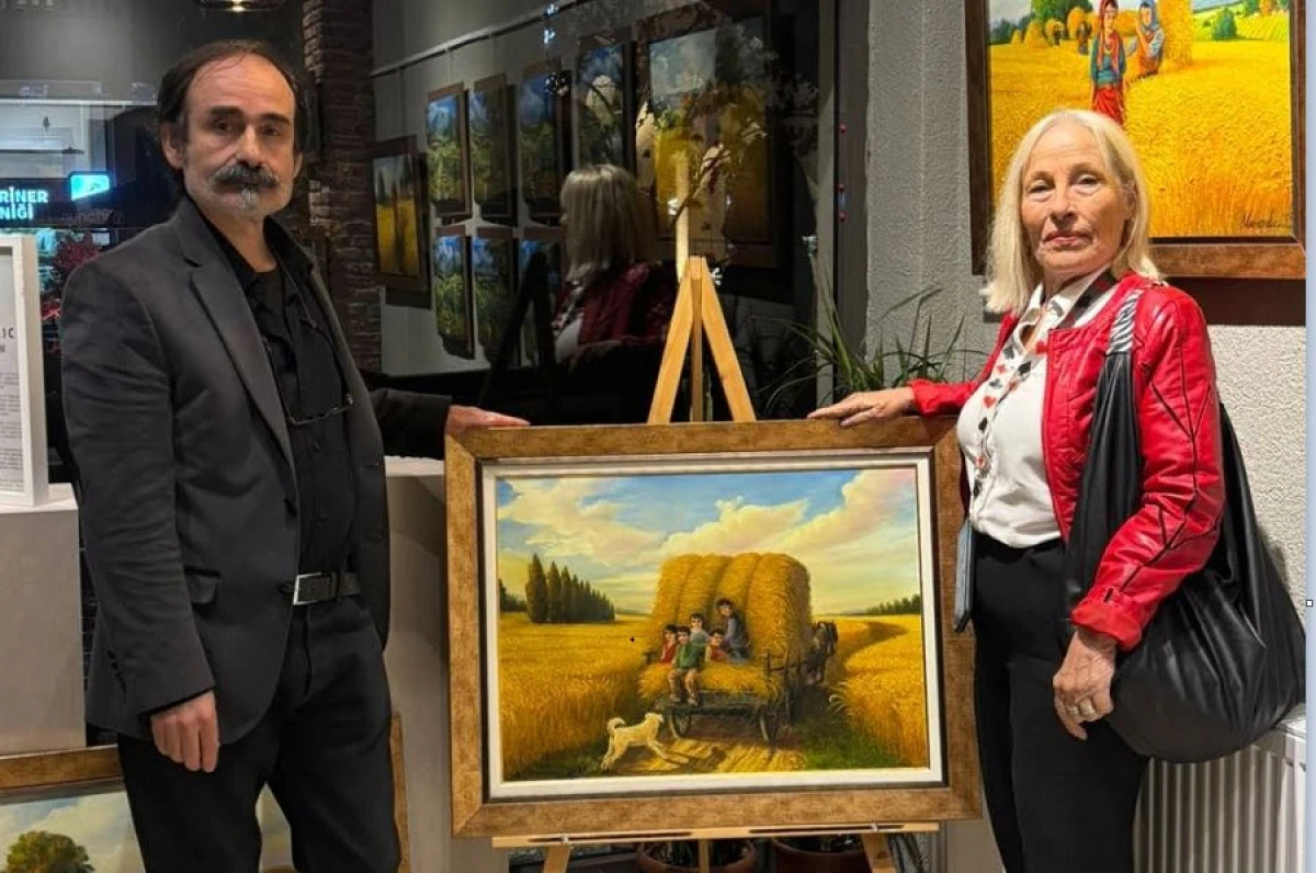 Ressam Murat Halıcı'nın ''Kaybolan Zamanlar'' Sergisi Nokta Sanat Galerisi'nde Açıldı
