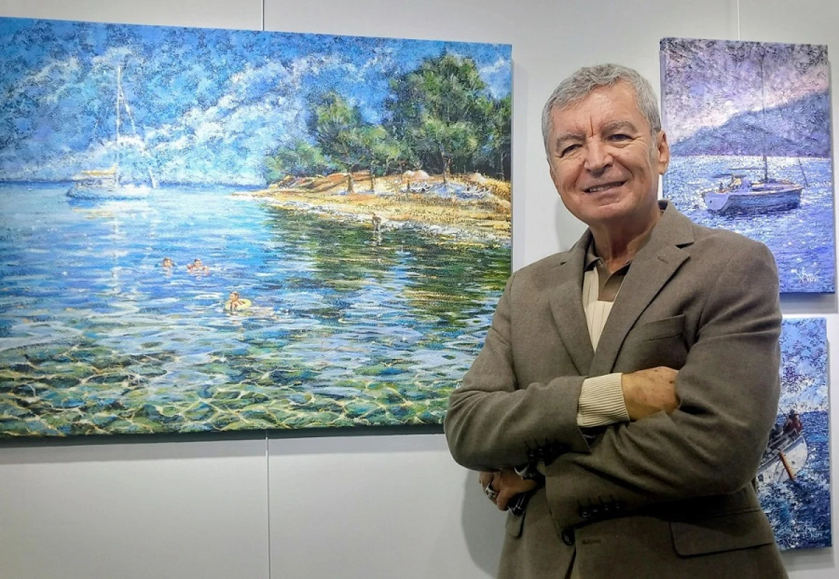 Şener Boran ''Kumda Bırakılan İzler'' Sergisini Açtı