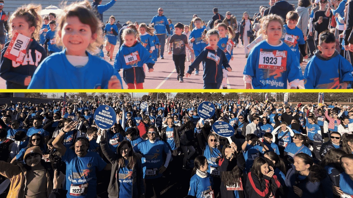 TED Ankara Koleji'nden anlamlı koşu