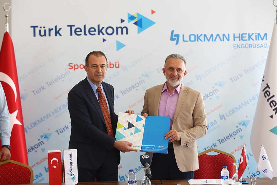 Türk Telekom, Lokman Hekim Sağlık Grubu ile sponsorluk anlaşması imzaladı