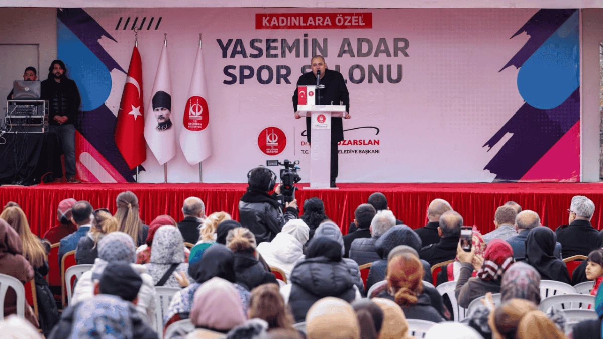 Yasemin Adar Spor Salonu Keçiören’de hizmete açıldı