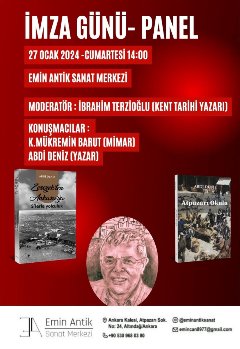 Zerezek'ten Ankara'ya: Z S'lerle Yolculuk kitabı için imza günü